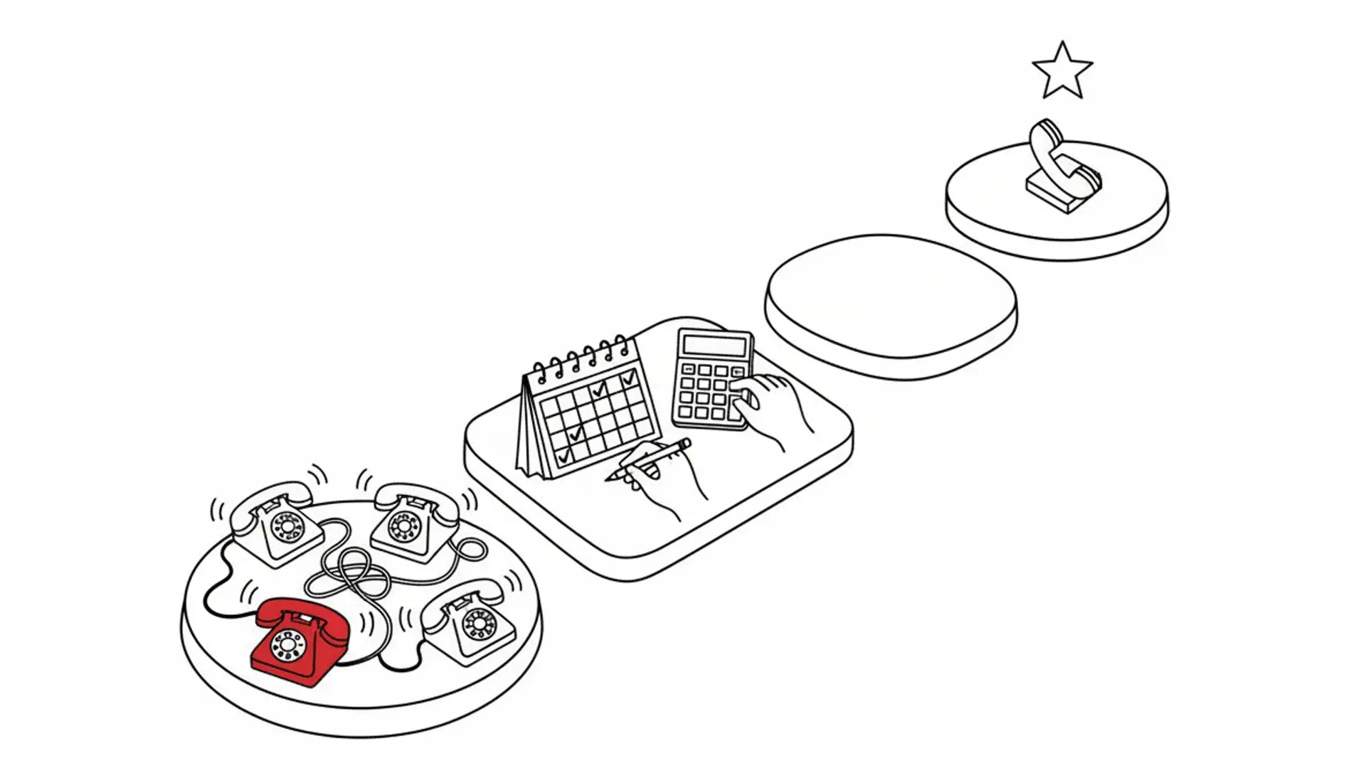 Illustration for "Corporate Event Venue Inquiry Management: The AI Playbook" highlighting Corporate planners contact 3-5 venues, build a shortlist within 48 hours, and bo...