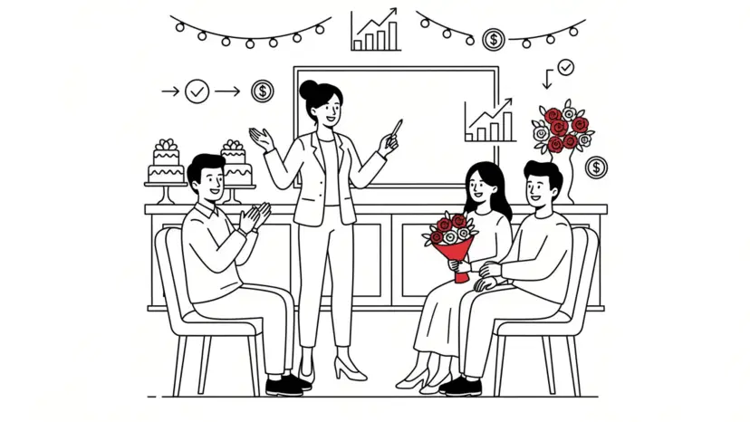 Illustration for "Qualify Wedding Leads in 60 Seconds or Less" highlighting Missing a single inquiry call costs you more than the booking - it costs you mom...