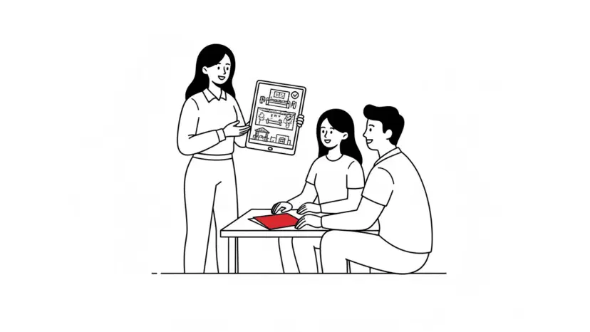 Illustration for "Virtual Tours: Convert Browsers Into Bookers Fast" highlighting Most venues lose qualified couples in the first hour after inquiry. A strategic...