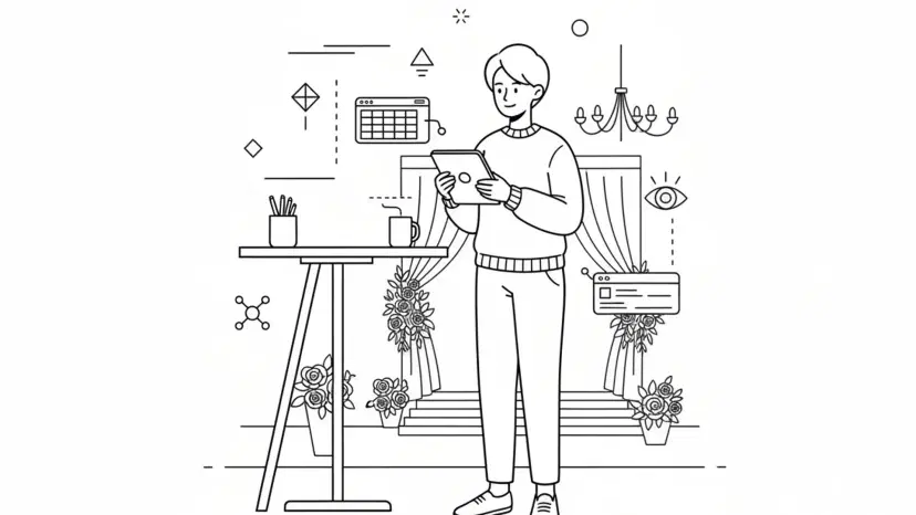 Illustration for "Wedding Venue Staff Training Scripts That Convert" highlighting The gap between inquiry and booking closes in minutes, not days—and what your te...