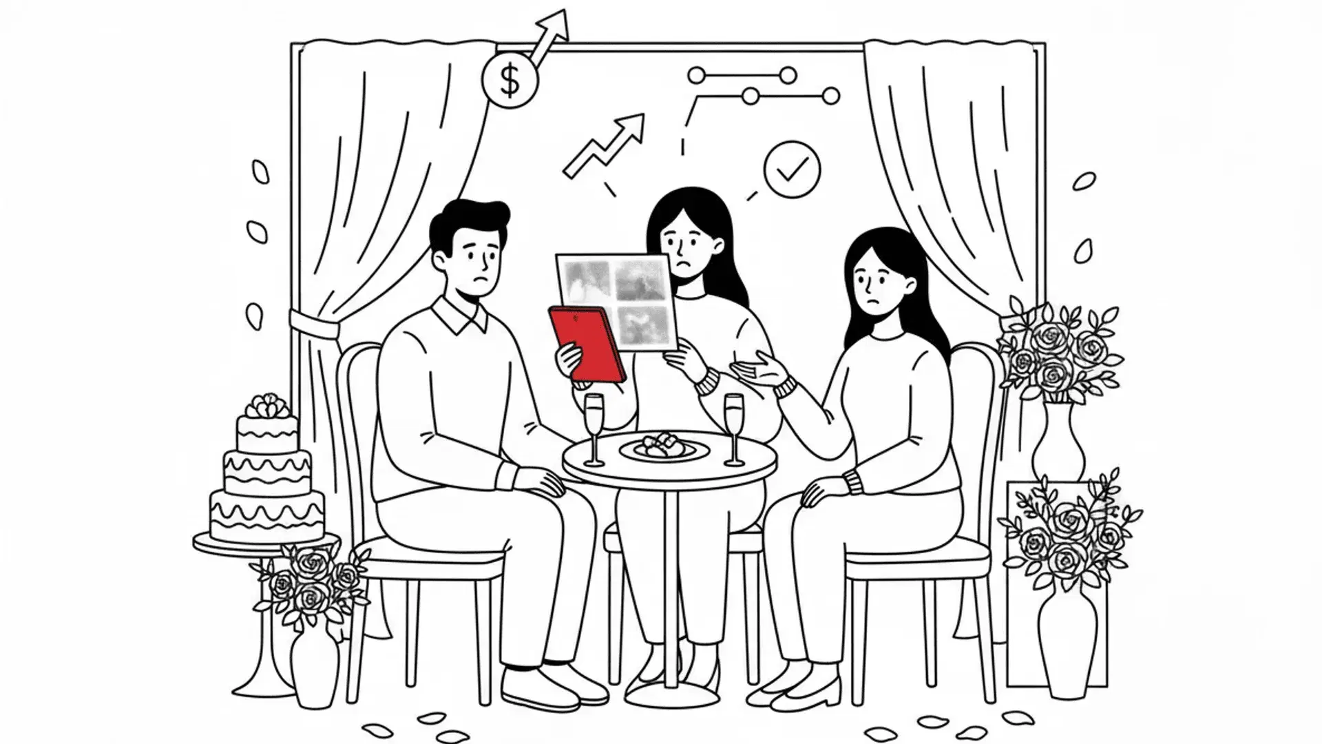 Illustration for "Why Knot & WeddingWire Leads Don't Convert: The Speed Problem" highlighting Couples contact 6-7 venues simultaneously. First responder has 50% tour booking...