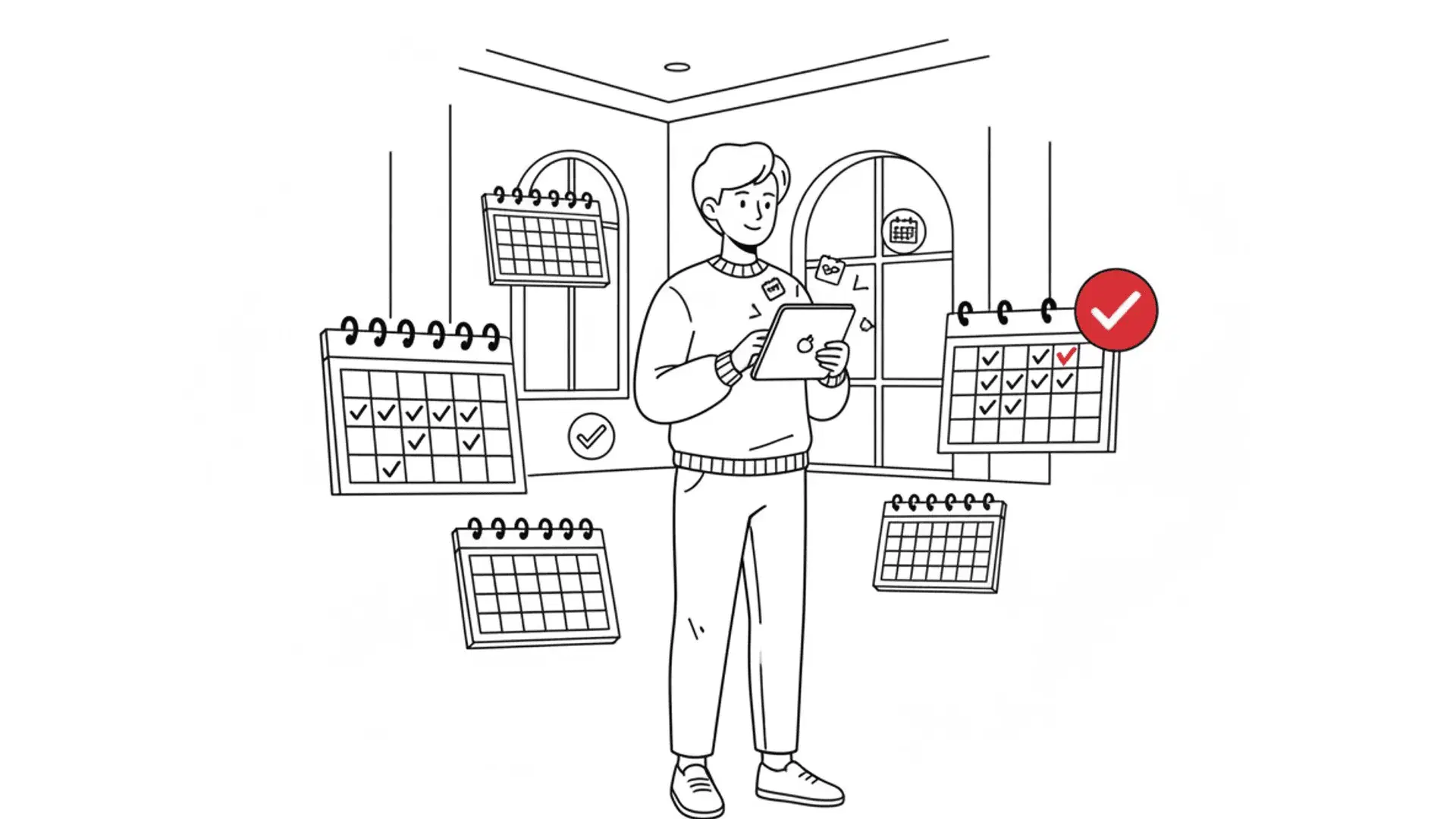 Smart scheduling rules illustration