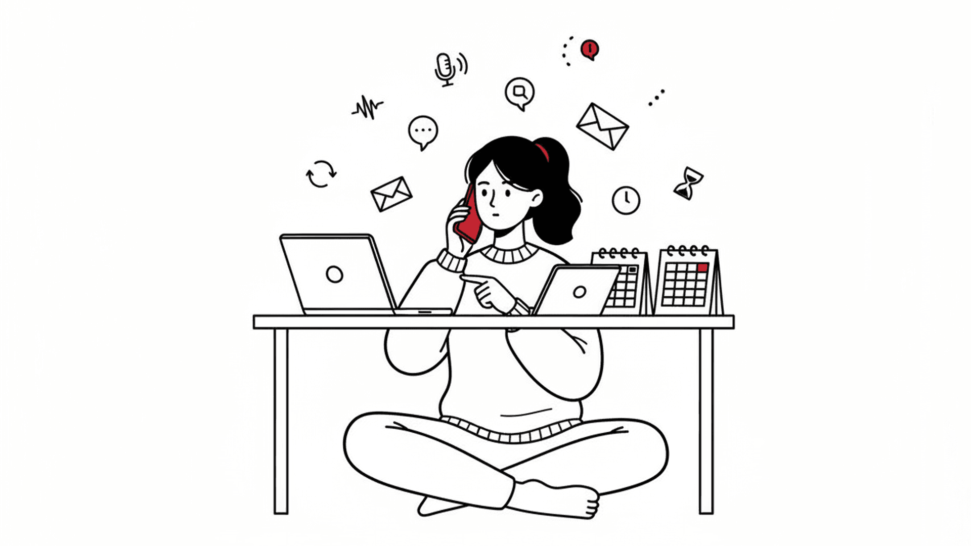 Automated follow-up sequence illustration