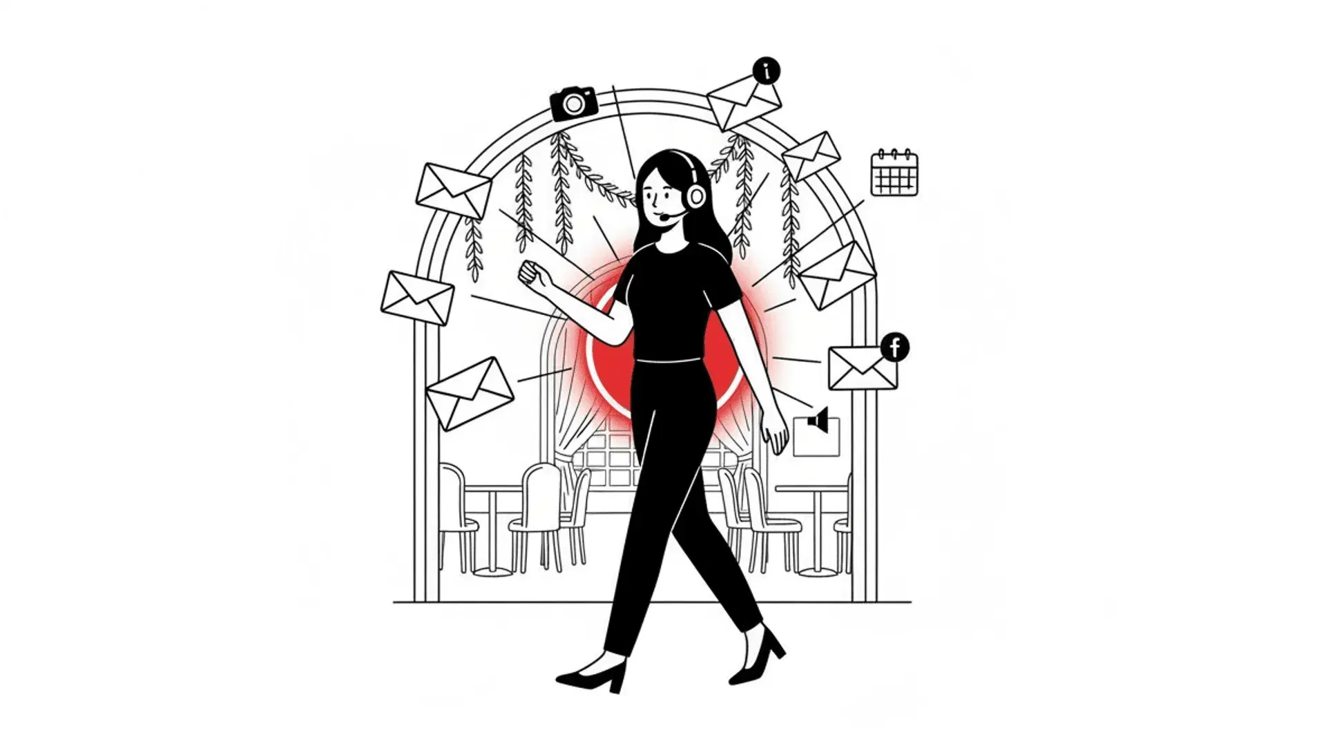 Unified conversation memory illustration