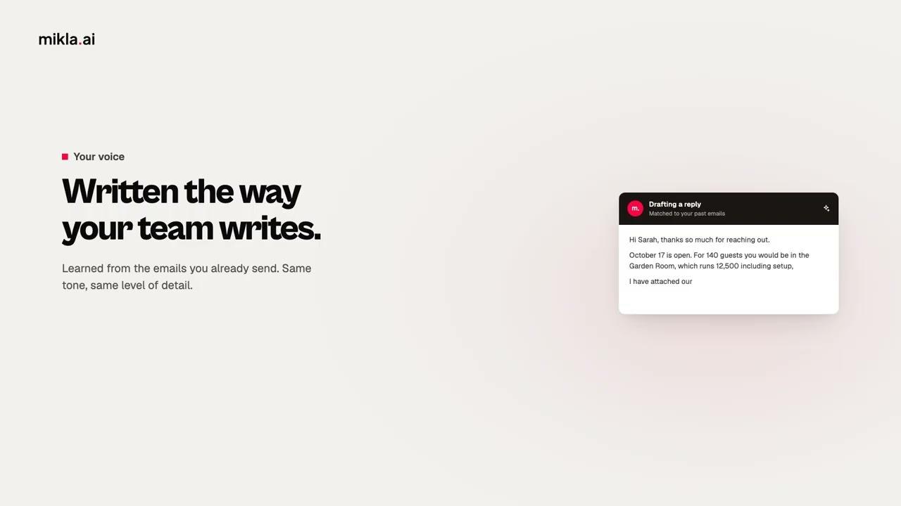 AI Email Replies in Your Voice, Day or Night