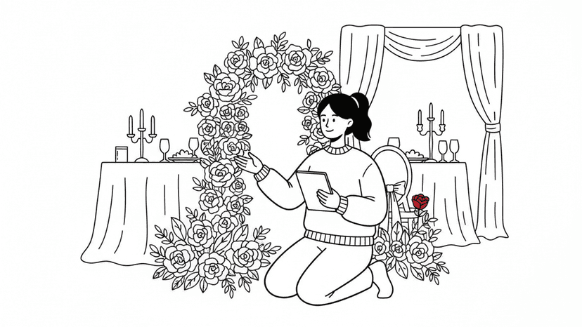 Illustration for "Get More 5-Star Wedding Venue Reviews Fast" highlighting Most venues lose potential reviews before couples even tour - because 85% of mis...