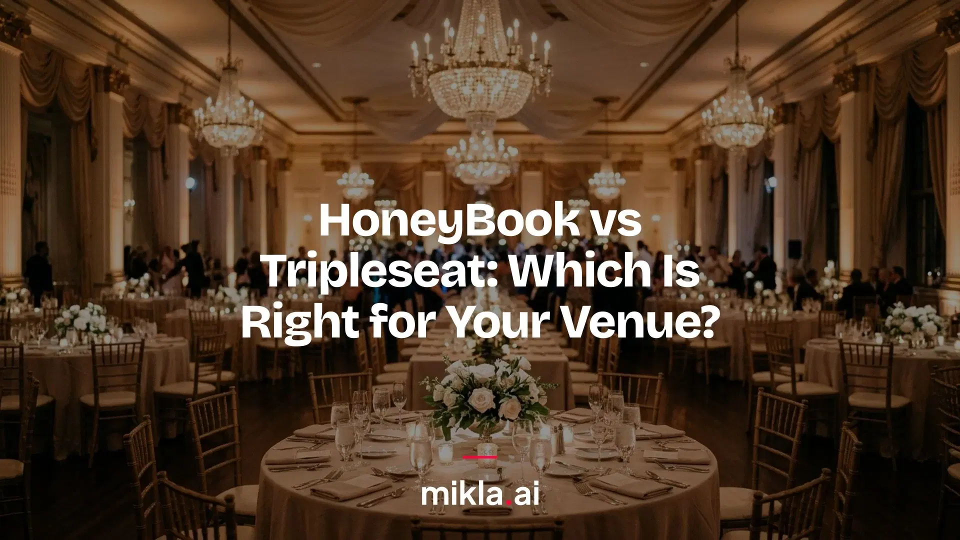 Illustration for "HoneyBook vs Tripleseat (2026): Which Is Right for Your Venue?" highlighting an honest comparison of pricing, features, and fit for venues and hospitality teams.