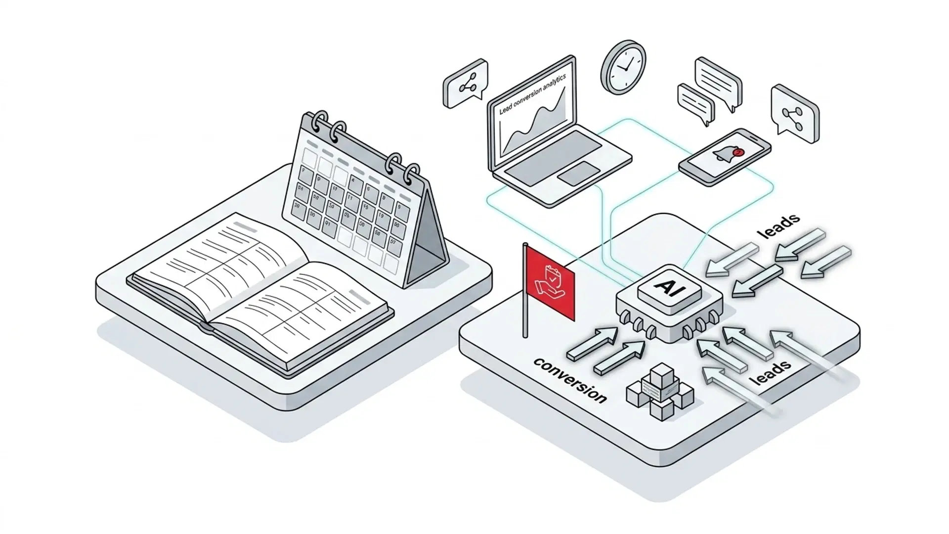 Illustration for "Mikla vs Perfect Venue: Which Is Right for Your Venue?" highlighting Perfect Venue is affordable, easy event management software. Mikla is an AI Sale...