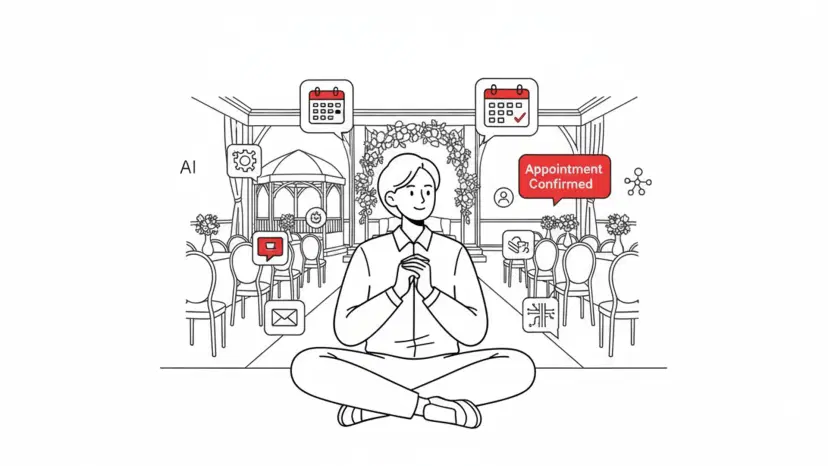 Illustration for "Wedding Email Templates That Convert More Bookings" highlighting Most wedding venues lose bookings not because their emails are poorly written, b...