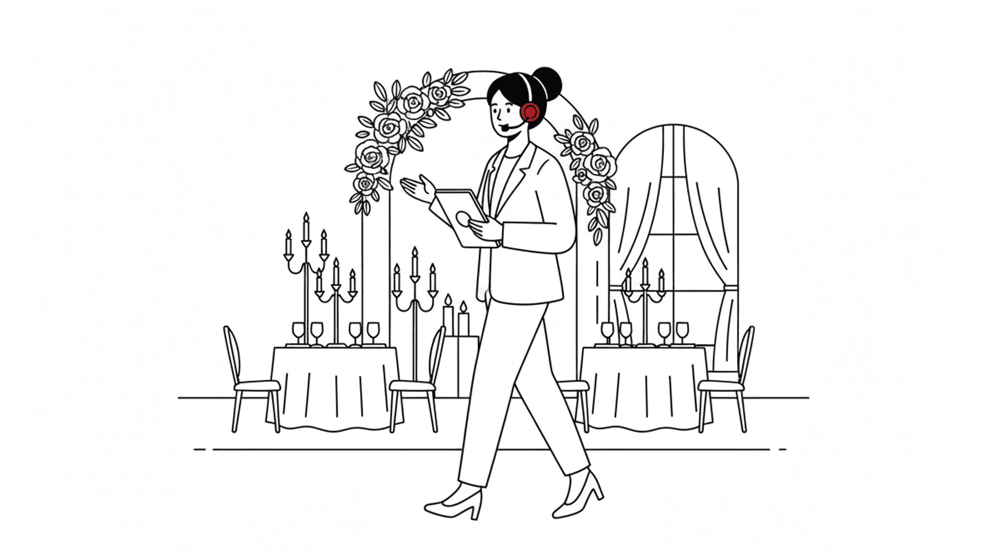 Illustration for "Wedding Venue Peak Season Survival Guide" highlighting During peak season, 85% of missed calls never call back—and your competitors are...