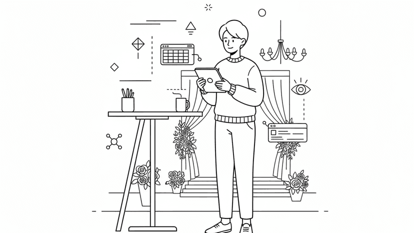 Illustration for "Wedding Venue Staff Training Scripts That Convert" highlighting The gap between inquiry and booking closes in minutes, not days—and what your te...
