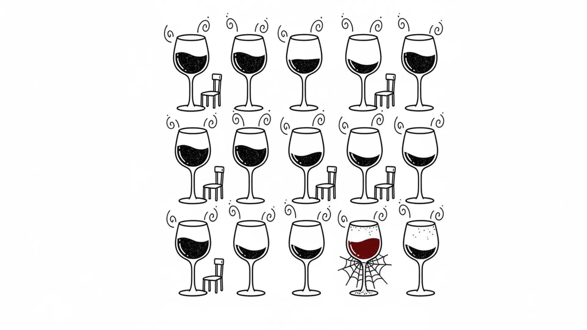 Illustration for "Winery Tasting Reservations: How AI Fills Every Seat" highlighting Your tasting room staff is pouring for guests while calls about a 12-person priv...