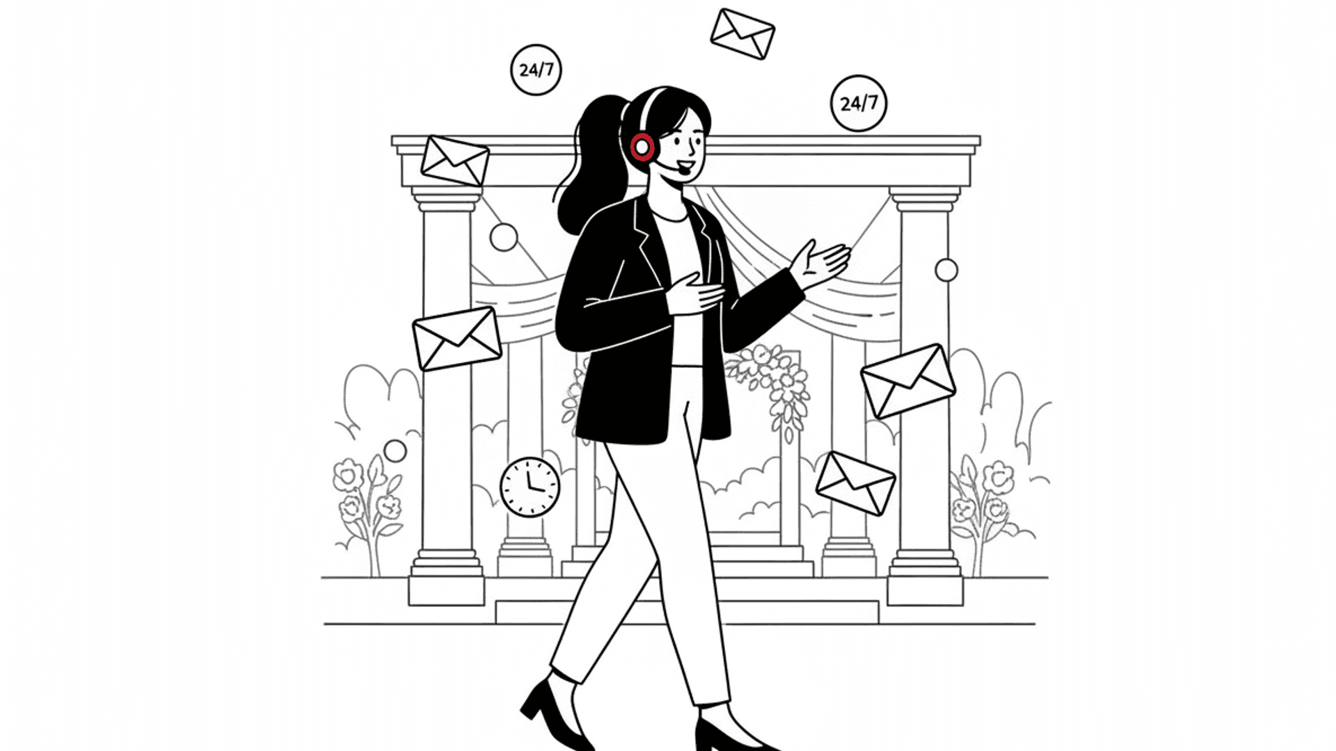 Response time tracking illustration