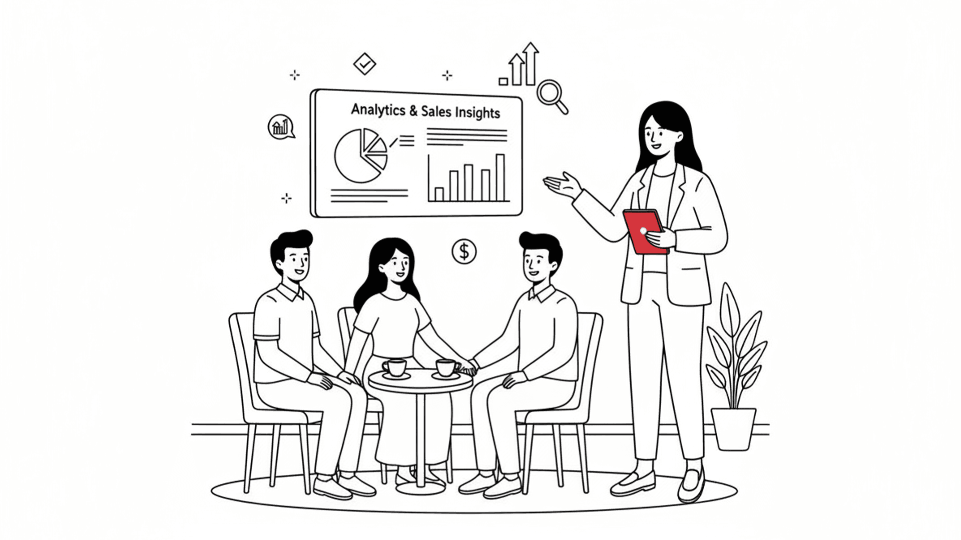 Lead source analysis illustration