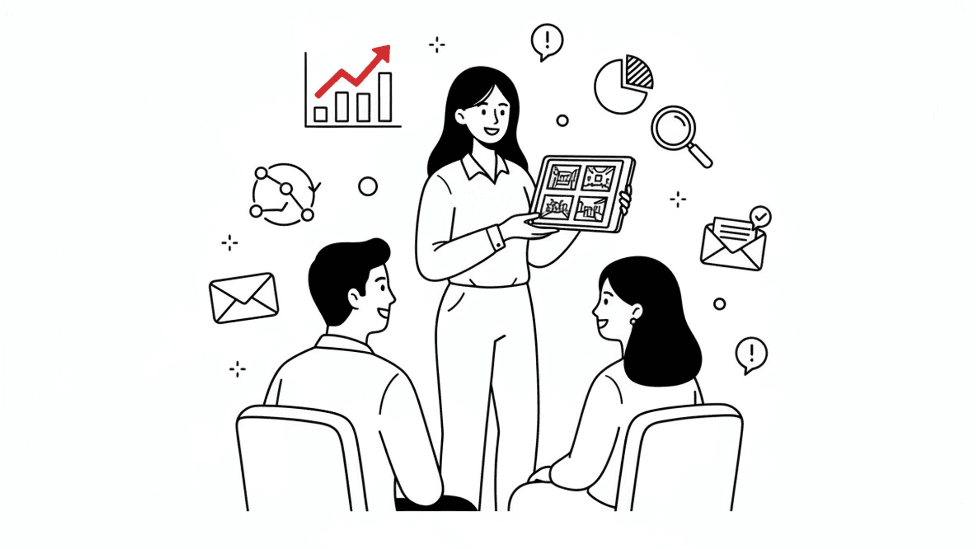 Custom reports and export illustration