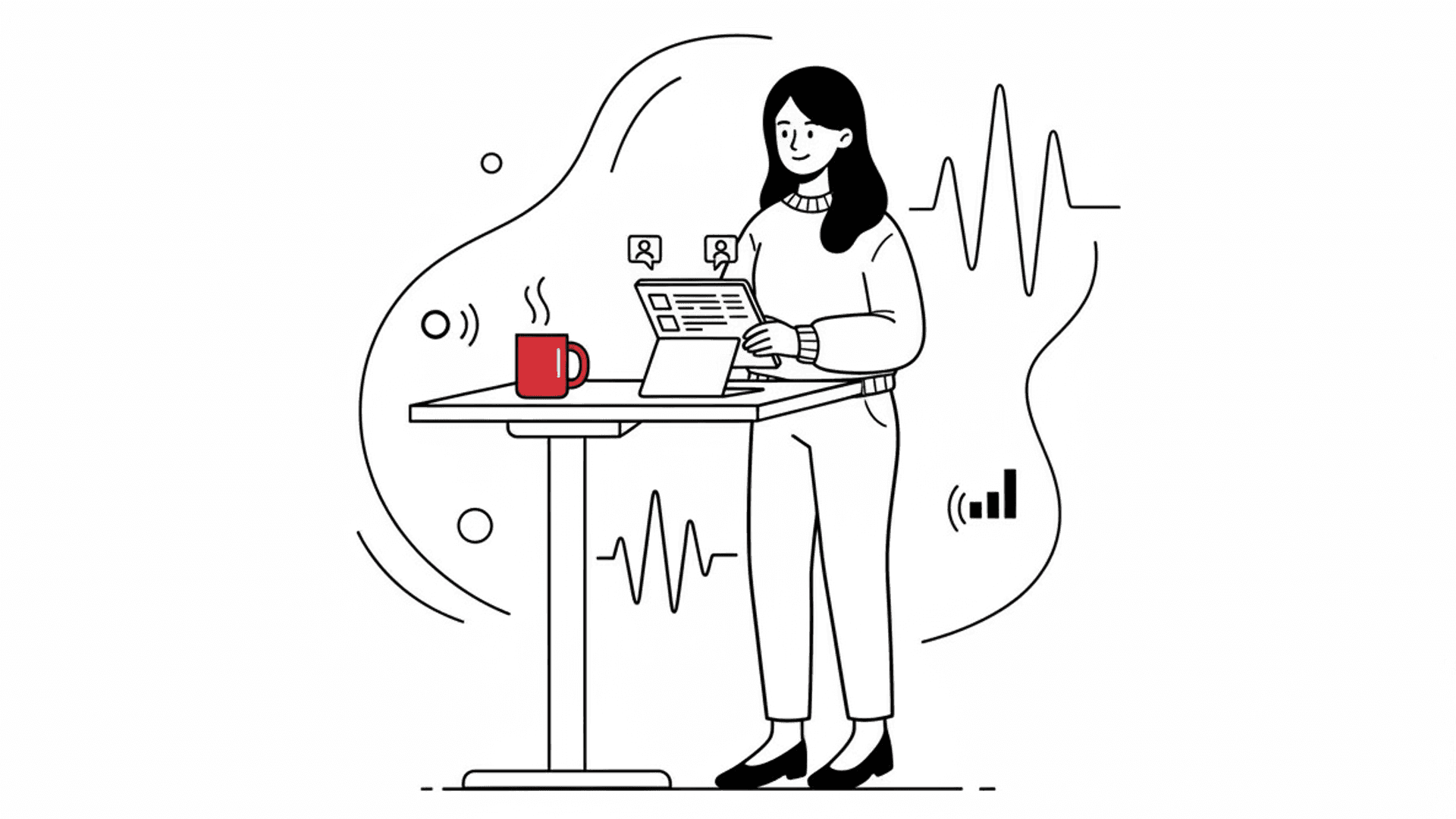 Lead qualification scoring illustration