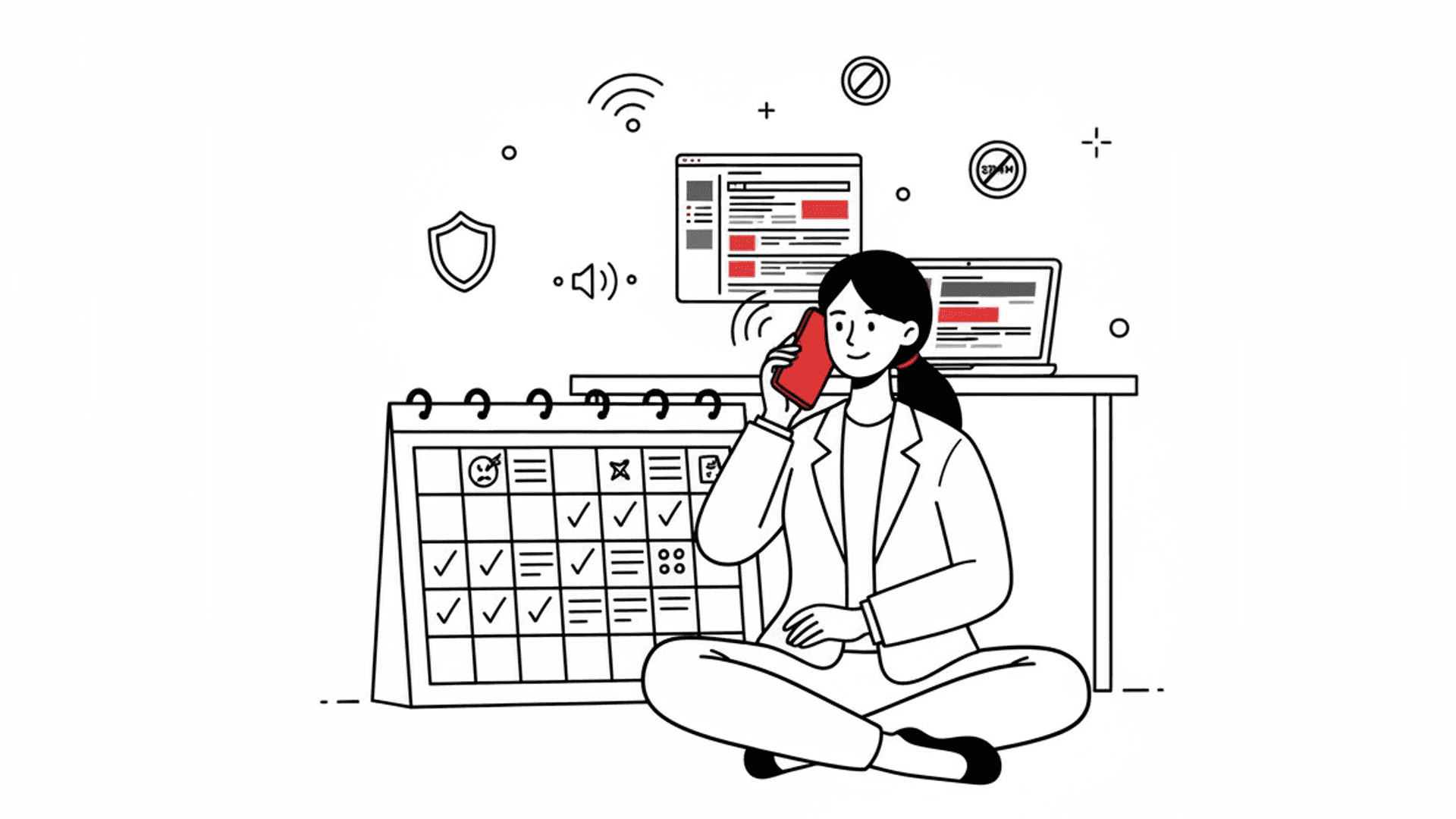 Smart call routing illustration